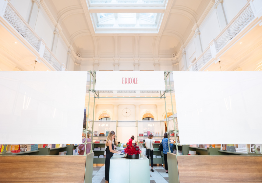 Explore a New Chapter of State Buildings With the Opening of Its Chic New Bookstore Edicole