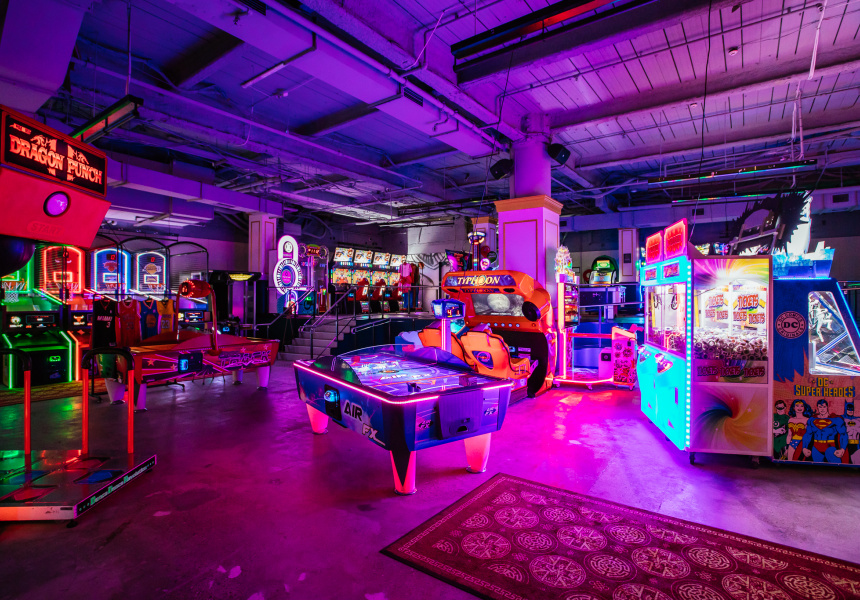 An Adults-Only Arcade Bar, B. Lucky & Sons, Has Opened In Sydney