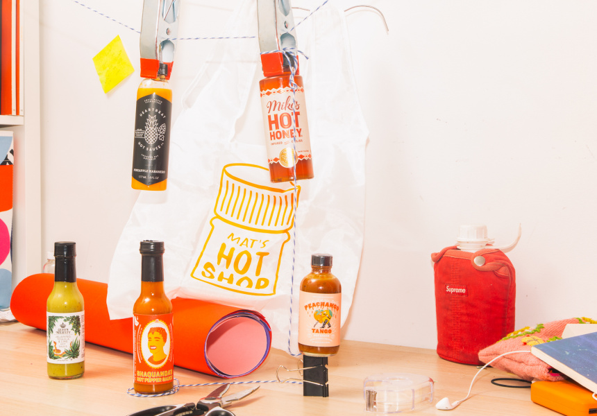 Stock Your Pantry With 120 All Natural, Small Batch Hot Sauces at Mat’s Hot Shop