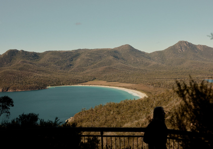 The view to Wineglass Bay
