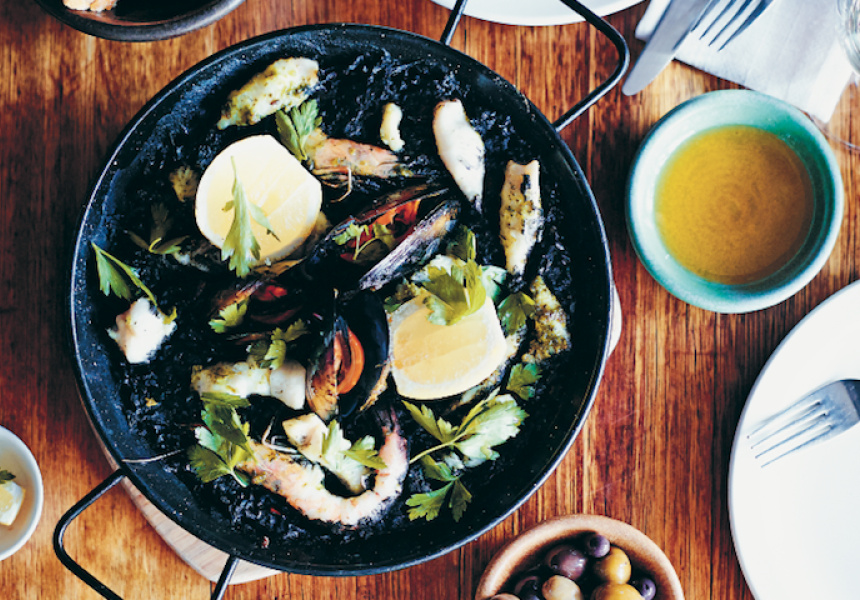 Squid Ink Paella Recipe