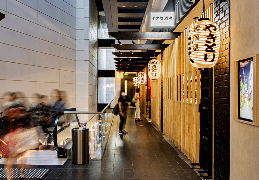 It’s All About Okonomiyaki and Yakitori at Buzzy Japanese Diner Inase Sakaba, in Sydney’s CBD