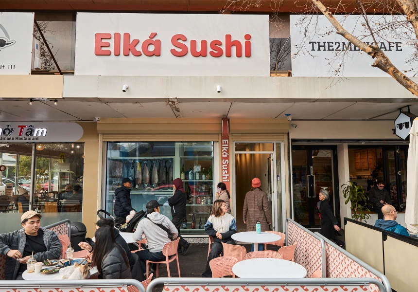 First Look: A D&K Seafood Family Member Opens Elka Sushi, Across the Street in Footscray