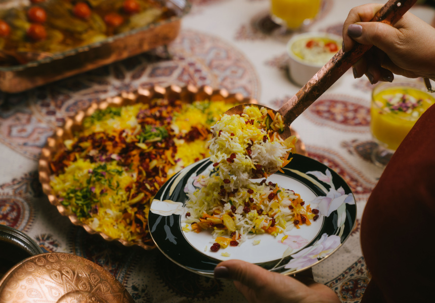 Mahshid’s Persian Stew, Gheymeh Bademjan
