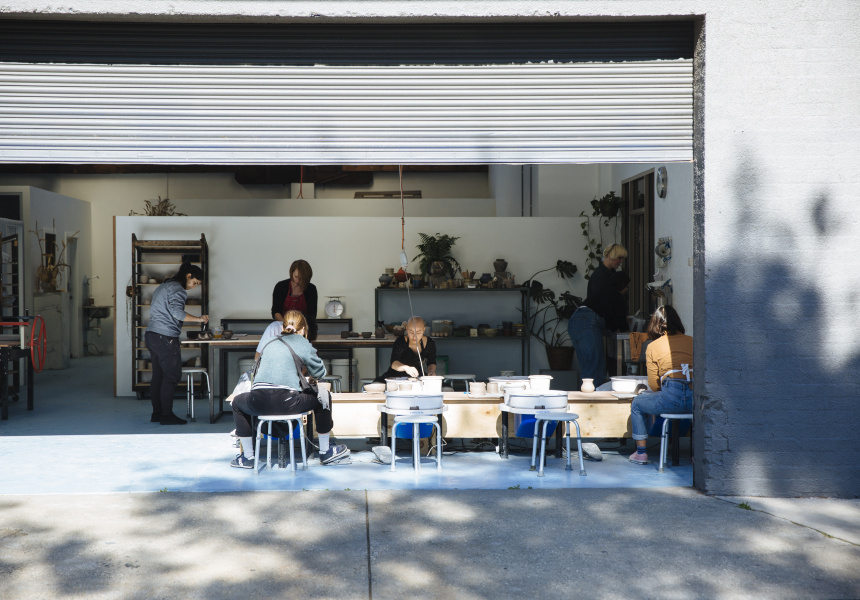 a Ceramicist for a Day at ArtistRun Bisque Studios, in an