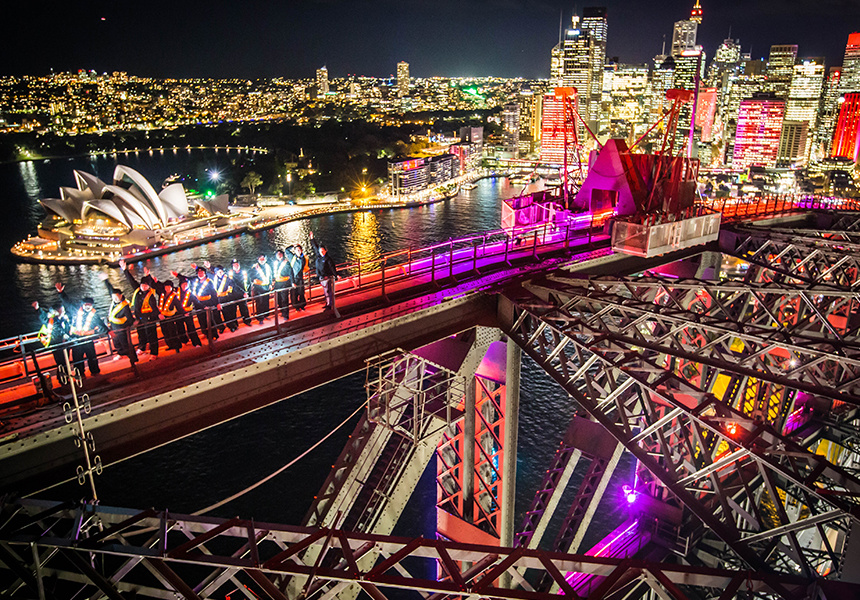A Dance Floor on Top of the Harbour Bridge