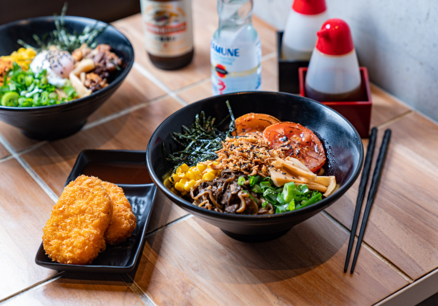 Iiko Mazesoba Serves Saucy, Brothless Ramen, a Dish Popular in Japan Among Salarymen (Because It Won’t Flick Soup on Their Shirts)