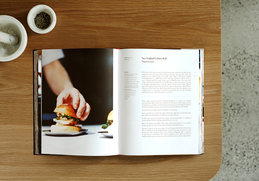 "New England Lobster Roll* from Supernormal, The Broadsheet Cookbook
