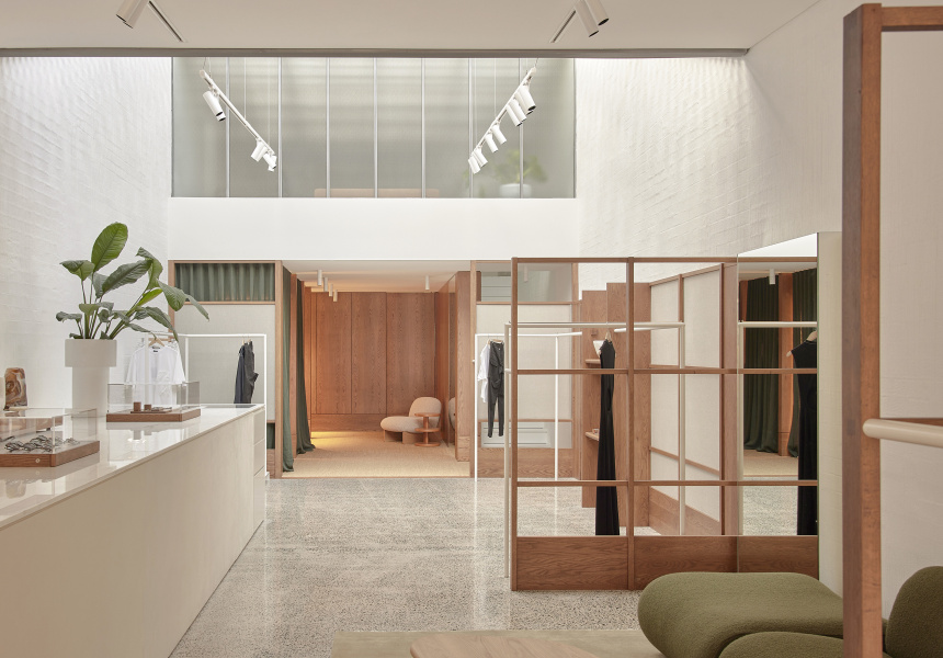 Bassike’s New Melbourne Flagship Looks More Like a Mid-Century-Modern ...