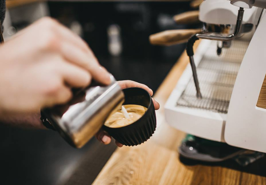 A Cup Made from Coffee Waste