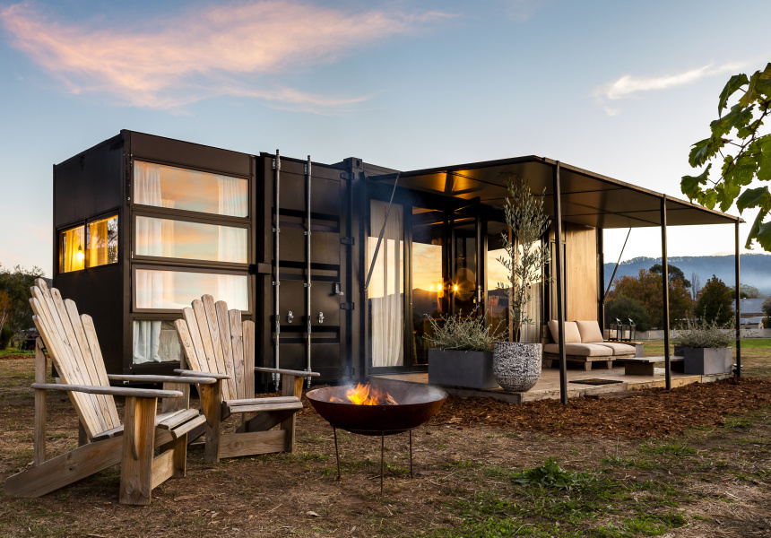 Sleep Among the Vines in a Luxury Shipping-Container Hotel That’s