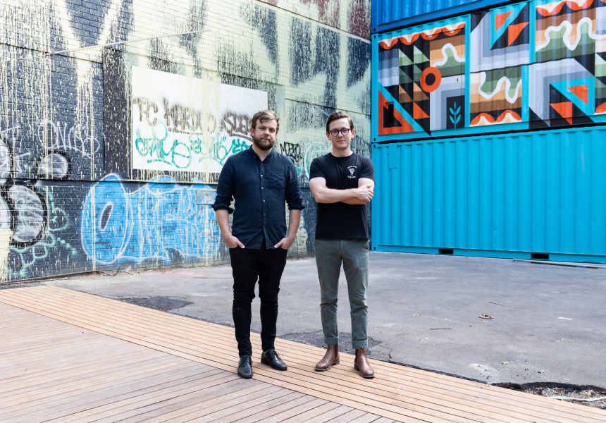 Merivale's Kevin Peters and Sam Egerton
