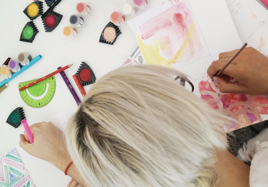 Textile Design Class at