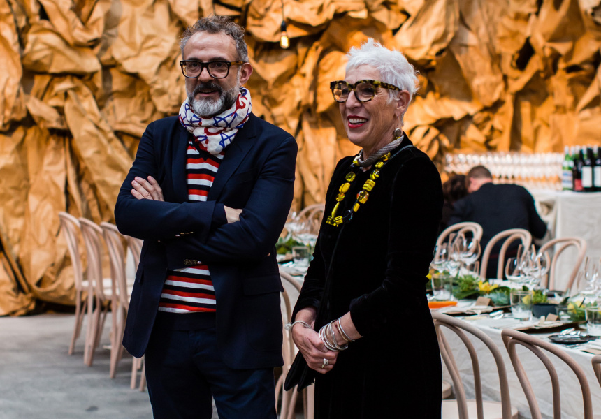 Massimo Bottura and Ronni Kahn
