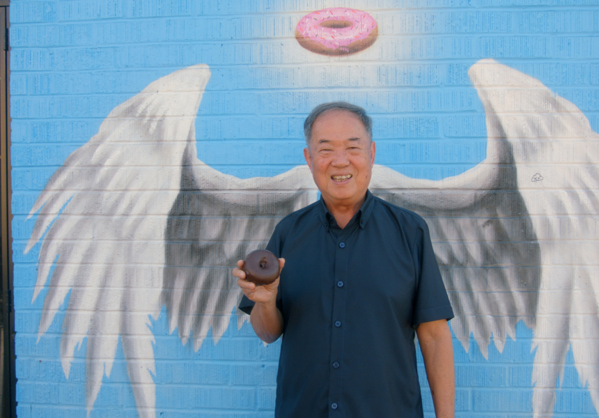 Ted Ngoy at DK Donuts

