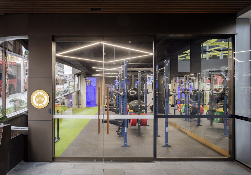 There’s a Snow Room and Massage Chairs in the Deluxe New EMF Health Club, in Sydney’s Quay Quarter Tower