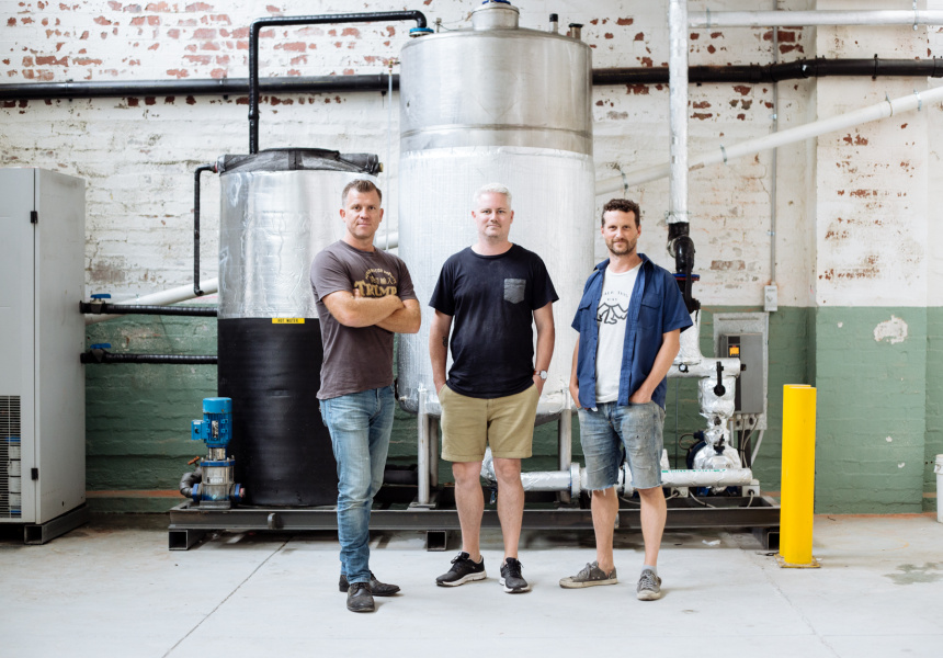 Left to right: Steve Jeffares, Justin Joiner and Guy Greenstone
