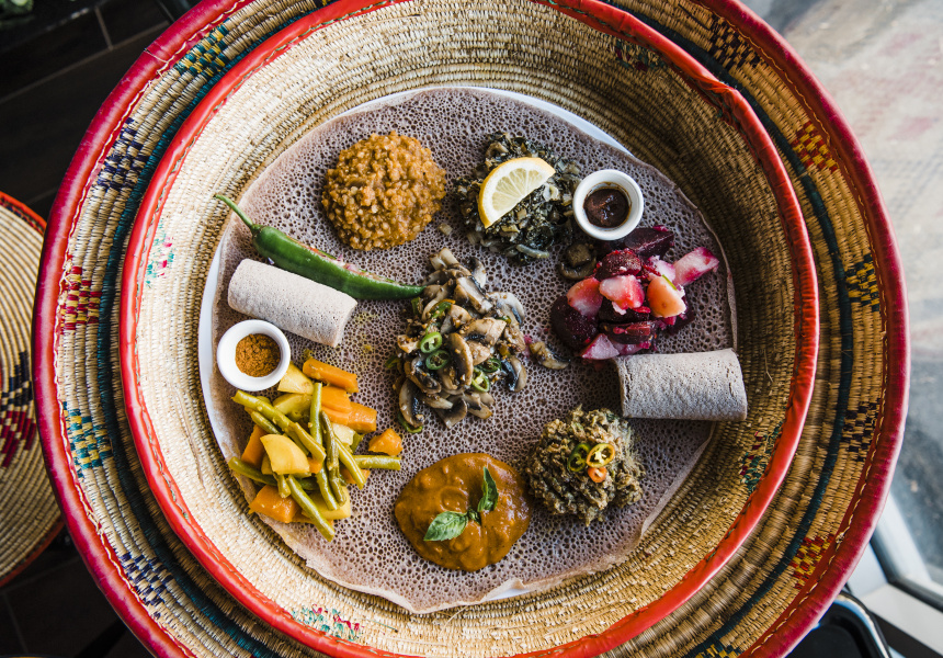 A Modern Vegetarian Cafe With an Ethiopian Accent for Camperdown