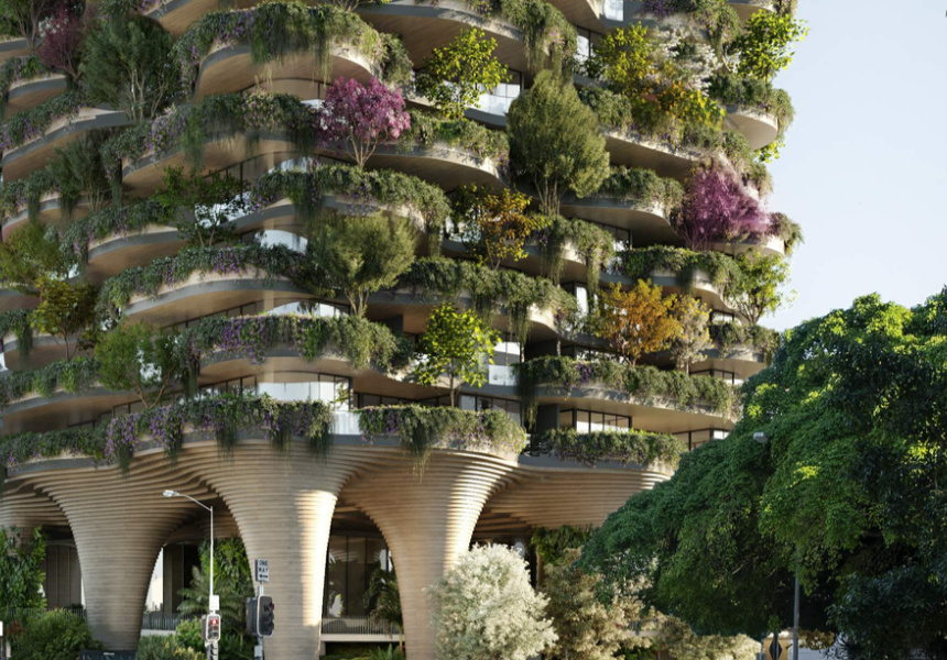 Artist's impression of The Urban Forest
