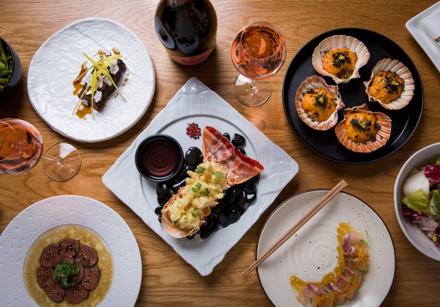 Champagne Lunch at Saké