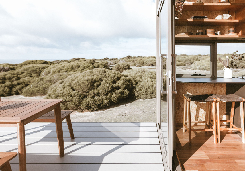 A New Off-Grid Cabin Has Panoramic Views of the Rugged Coastal Paths ...