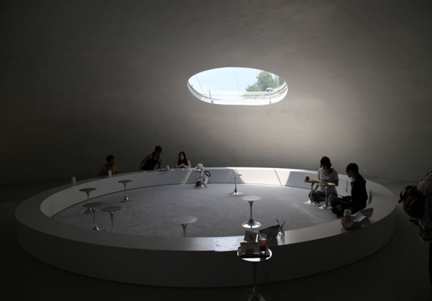 A Monument Within a Sculpture on an Island in Japan