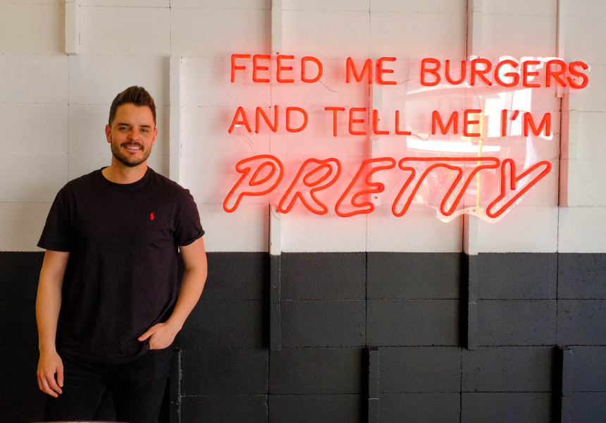 Meet & Bun owner, John Pavlos, is opening in Mount Lawley.

