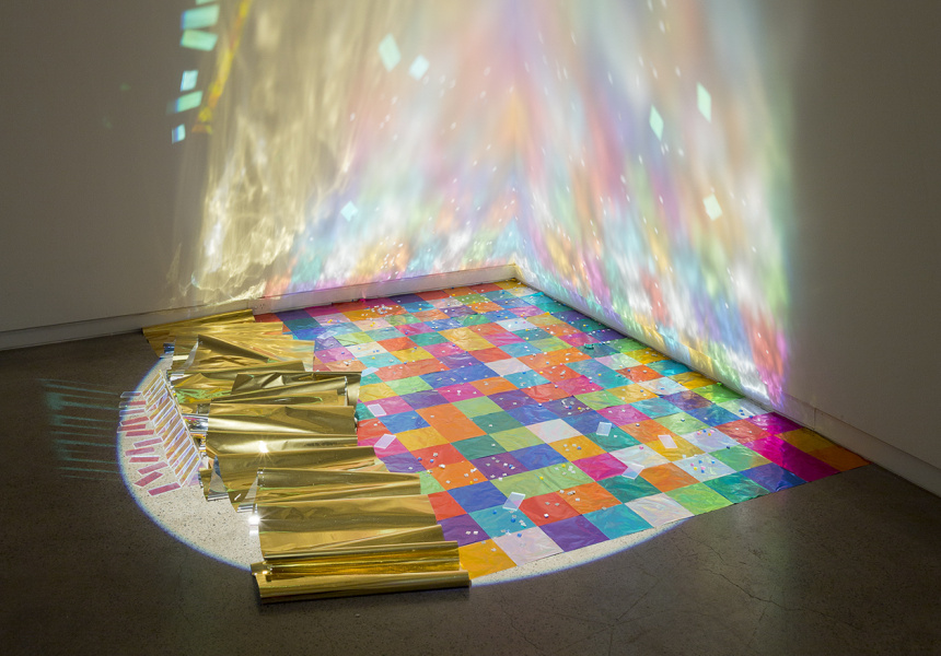 Dancing Umbrellas: An Exhibition of Movement and Light 
Installation view, 2016 
Heide Museum of Modern Art, Melbourne
