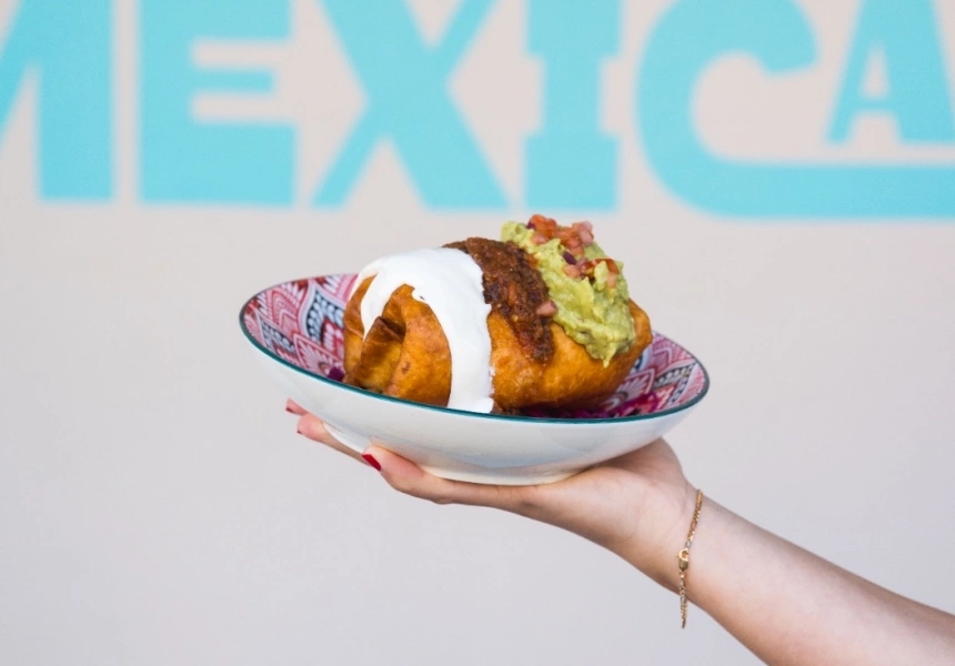 Pumpkin chimichanga, Frida Mexicana
