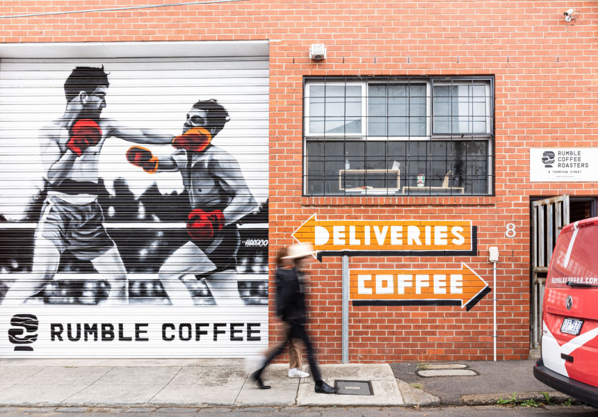 Rumble Coffee Roasters Opens a Pint-Sized Espresso Bar at Its Red-Brick Roastery in Kensington