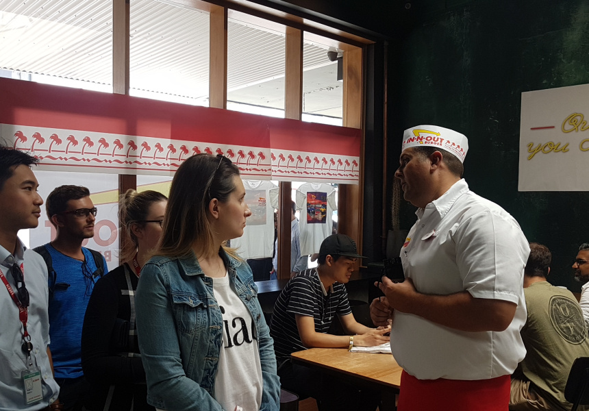 In-N-Out Pop-Up at The Bird, Northbridge.
