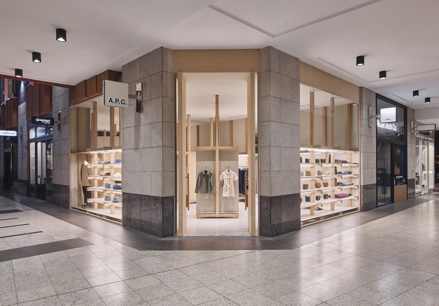 Parisian Label APC’s Minimalist New Sydney Store Is a Study in ...