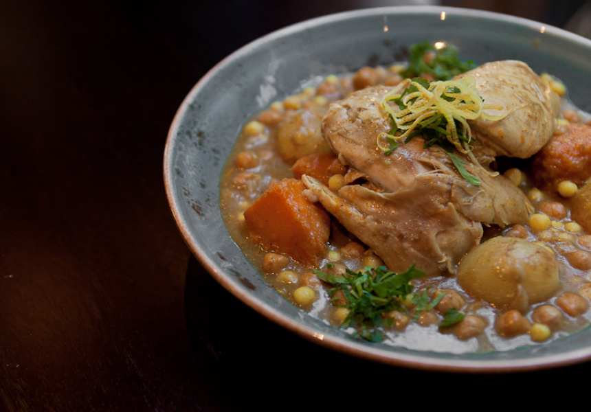 A Lebanese Special Zurouna’s Chicken Moghrabieh