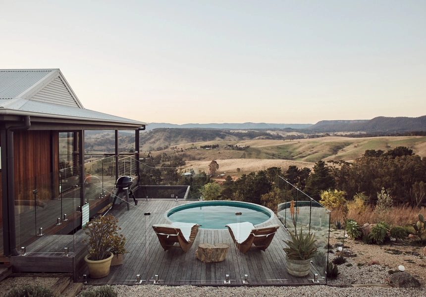 The View From Here: The Hilltop Cabin, Kanimbla Valley, NSW