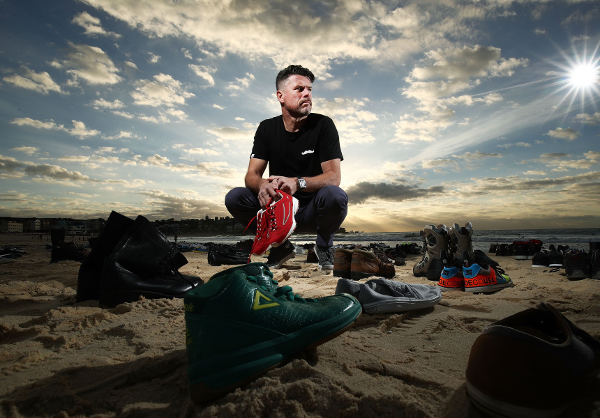 191 Pairs of Shoes on Bondi Beach Make a Statement About Mental Health