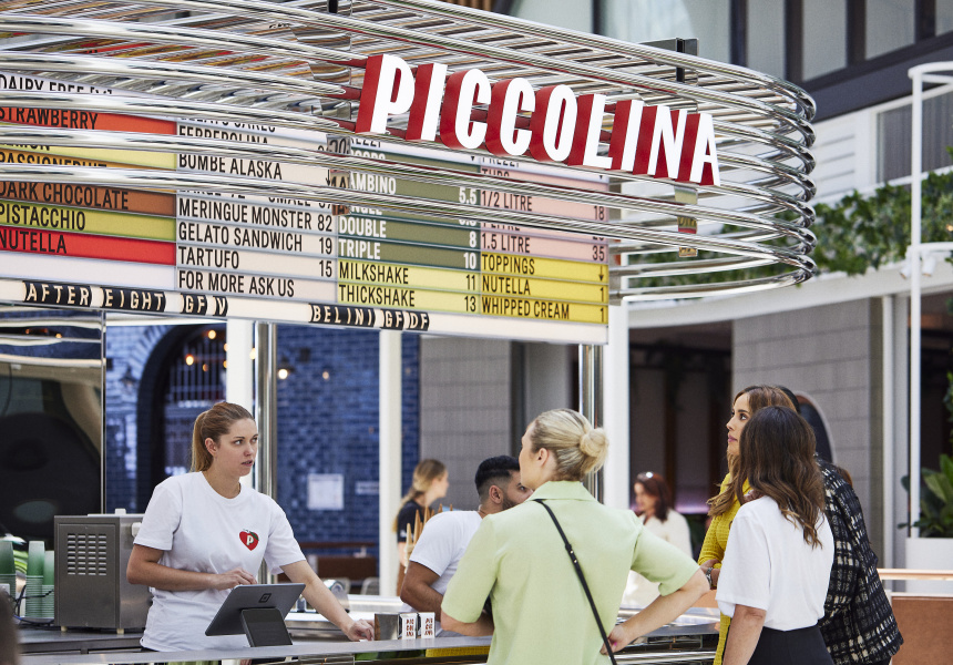 Now Open: A Gleaming Piccolina Gelateria Kiosk at Chadstone’s New Dining and Entertainment Precinct