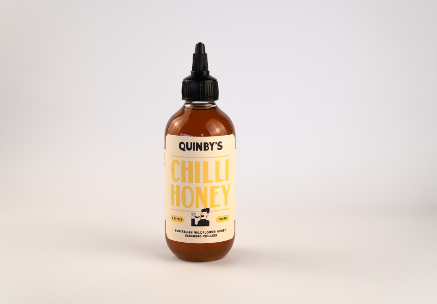 Squeeze Quinby’s Chilli Honey On Pizza, Fried Chicken or Soft Cheese