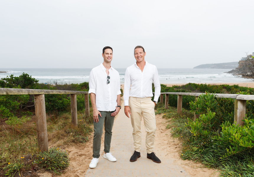 Glenn Piper (right) and Lachlan Cottee (left). 
