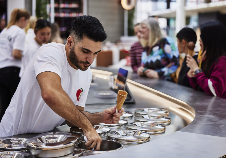 Now Open: A Gleaming Piccolina Gelateria Kiosk at Chadstone’s New Dining and Entertainment Precinct