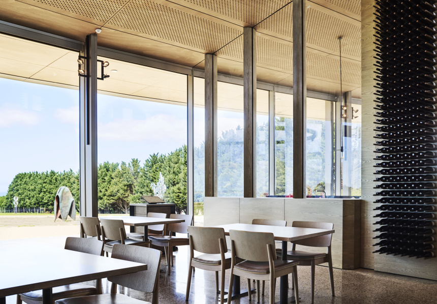 Sculpture and Wine: An Ambitious New Cellar Door for the Mornington Peninsula