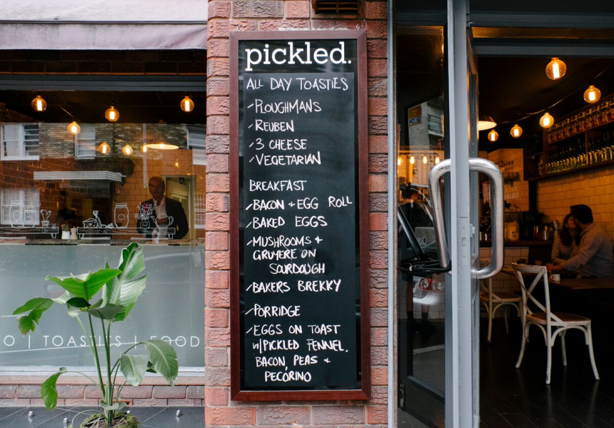 Now Open A Pickle Cafe in Elizabeth Bay