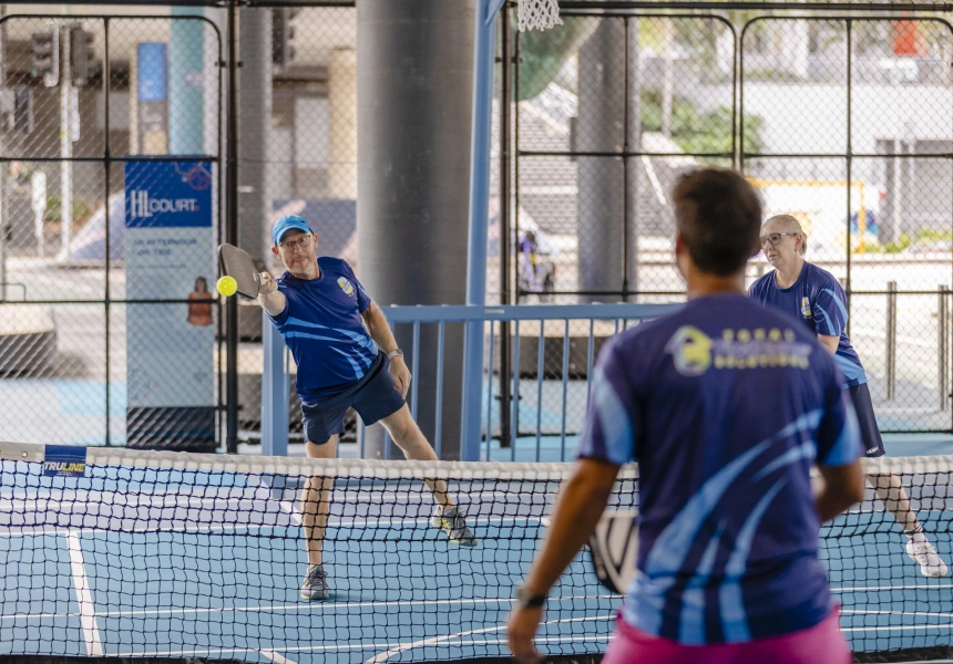 Brisbane’s Newest Free Sports Court Is Hidden Under a CBD Underpass