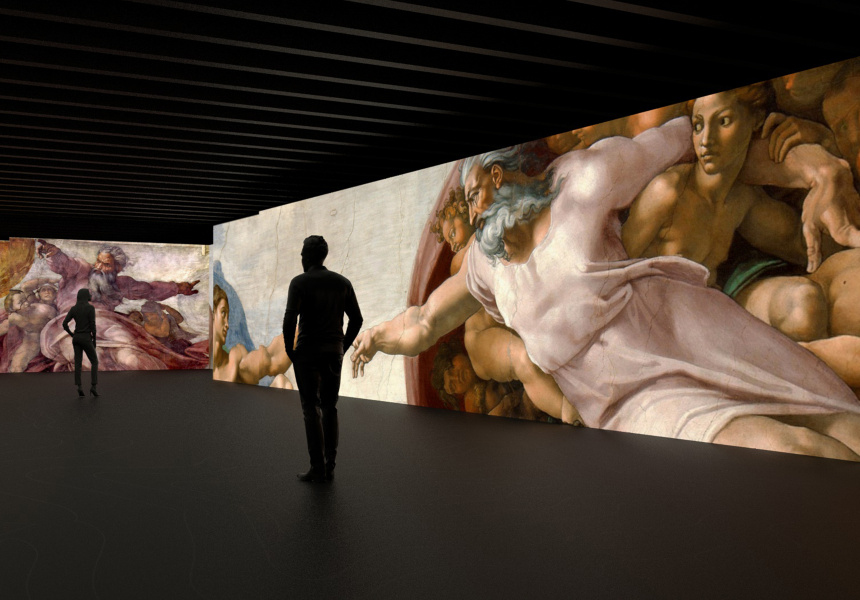 A Mesmerising Digital Exhibition Is Bringing Da Vinci, Botticelli and Other Renaissance Greats to Auckland