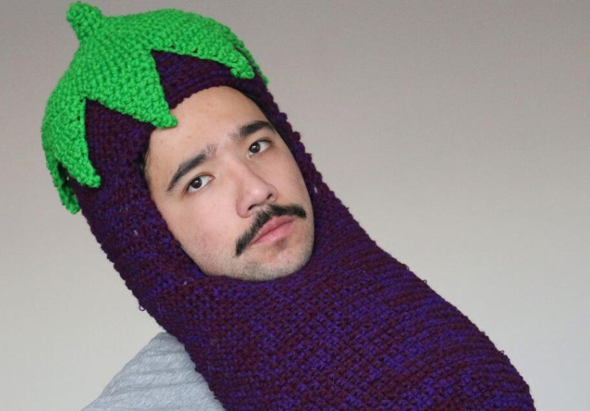 Meet Chili Philly: The Man Who Crochets Food Bonnets