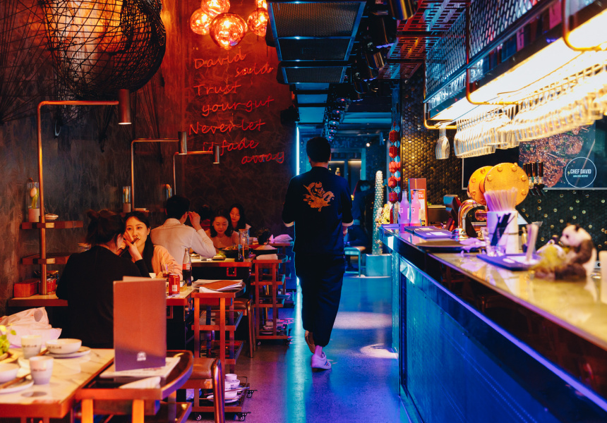 First Look Chef David is the Flashy New Sister Eatery to David’s