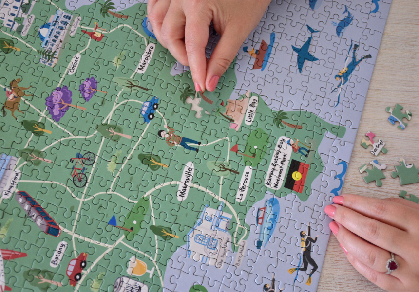 You’ll Want The Local Puzzle Co’s Cute Sydney Eastern Suburbs Jigsaw
