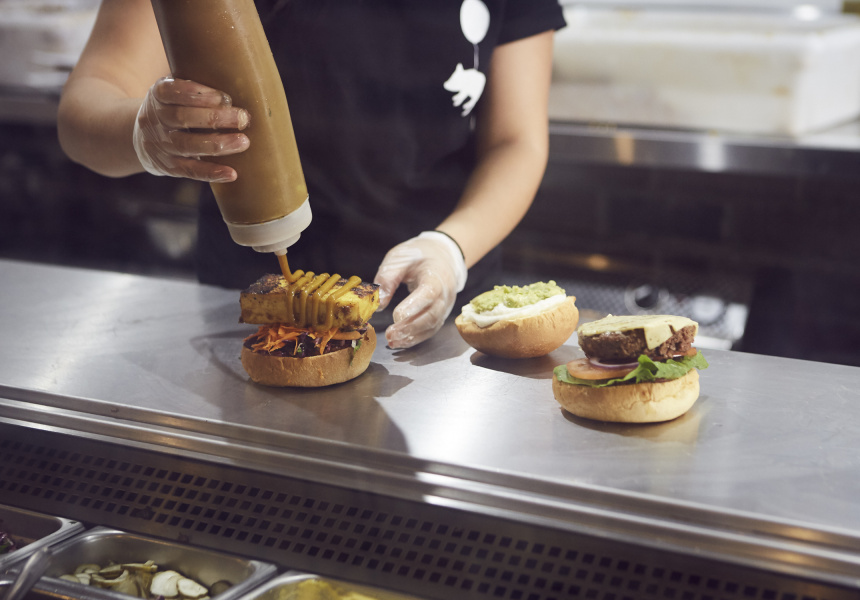 Newtown Gets a Plant-Based Burger Joint
