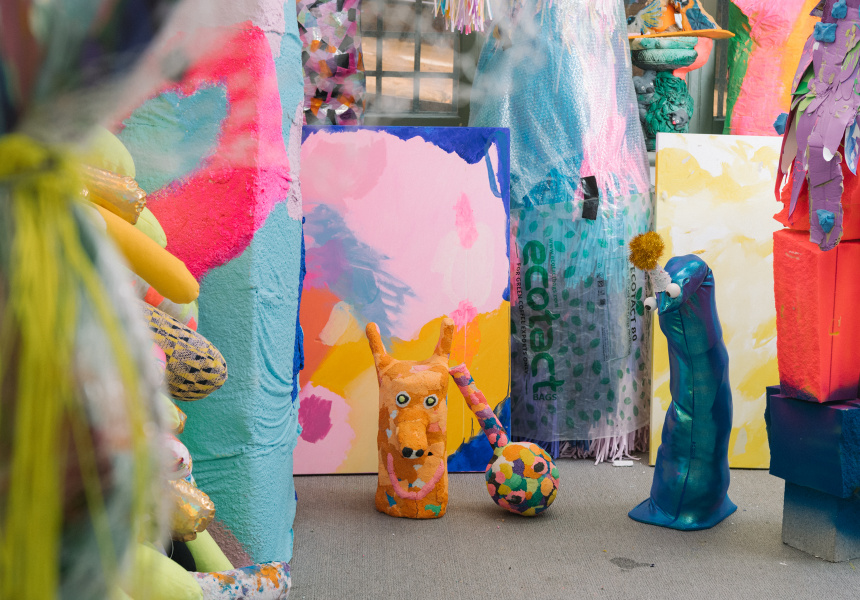 Studio Visit: Rosie Deacon’s Joyful Rainbow-Coloured Wonderland of Giant Koalas and Neon Putty