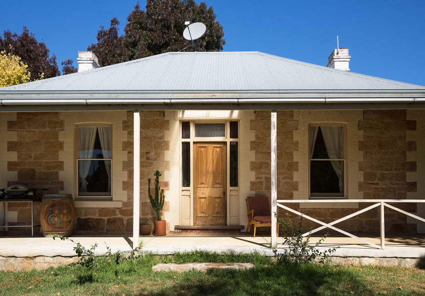Home Visit A Light and PlantFilled Sandstone Cottage in the Adelaide