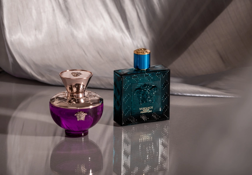 Versace's Dylan Purple and Eros Parfum 

